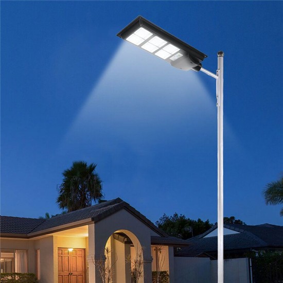 320/640/960/1280LED Solar Powered Street Light Garden Wall Lamp Timing Control