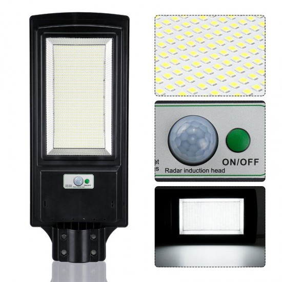 3500W 462/936 LED Solar Street Light PIR Motion Sensor Outdoor Wall Lamp+Remote