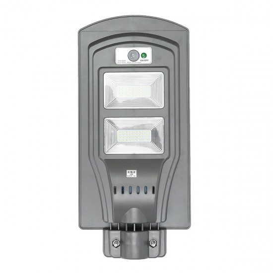 40W 80 LED Solar Radar Motion Activated Sensor Wall Street Light for Outdoor