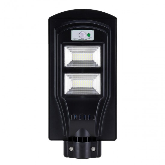 40W Solar Street Light Outdoor with PIR Motion Sensor, Waterproof LED Wall Lights Street Area Lighting Auto ON/OFF Courtyard Deck Night Lights