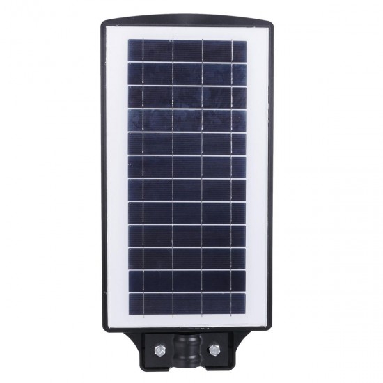 462 LED Waterproof Wall Street Light Solar Panel Radar Sensor Lamp with Remote Control