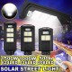 500-2500W 208-624 LED Solar Street Light PIR Motion Sensor Wall Lamp with Remote