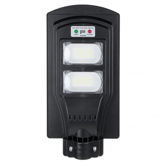 60/120/180LED Solar Street Light PIR Motion Sensor Bright Wall Lamp With Remote