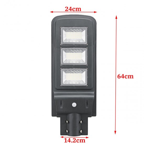 60W 180LED Solar Powered Lamp PIR Motion Sensor Outdoor Garden Street Light for Outdoor Road Garden