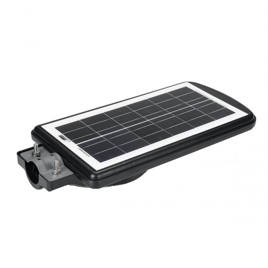 60W 80LED Solar Power PIR Motion Induction Wall Street Light + Remote Control