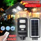 60W 80LED Solar Power PIR Motion Induction Wall Street Light + Remote Control