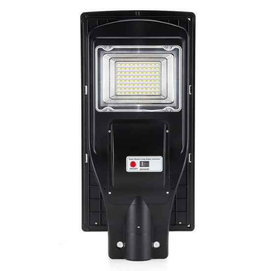70W 80 SMD5730 LED Solar Street Light Radar Senser Outdoor Garden Wall Timer Lamp with Remote Controller