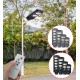 80/160/240/320LEDs Solar Street Light Motion Radar Sensor Outdoor Yard Wall Lamp Road Floodlight +Remote Control