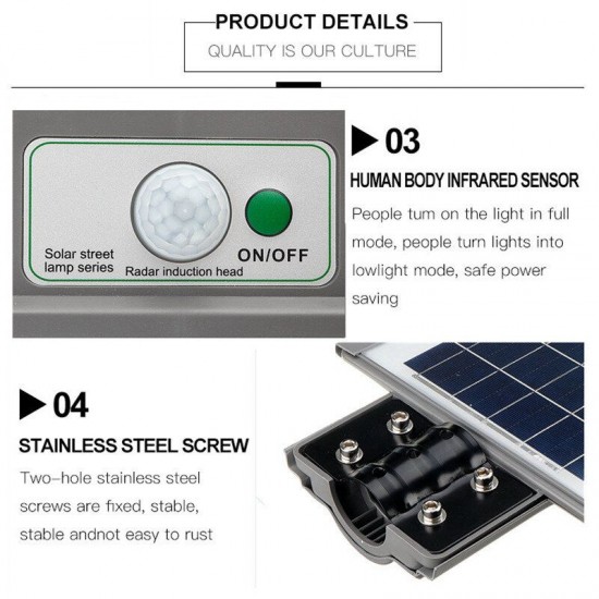 30/60/90LED Solar Powered Streets Outdoor Remote Control Security Garden 30/60/90LED Solar Powered Streets Outdoor Remote Control Security Garden
