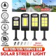 LED Solar COB Light PIR Motion Sensor Induction Wall Street Road Garden Lamp + Remote Control