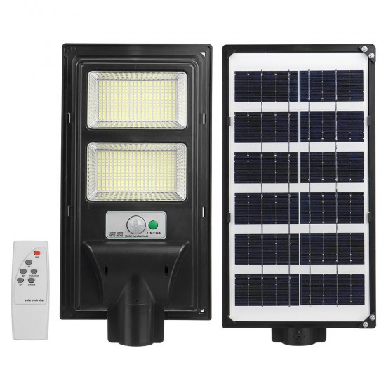 PIR Motion Sensor LED Solar Street Light Security Wall Lamp Waterproof Outdoor Garden+Remote Control