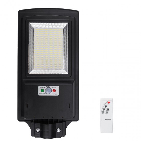 Solar Powered 462LED Street Light Radar Sensor Waterproof Wall Lamp Yard Outdoor Lighting + Remote Control
