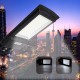 Solar Powered 936LED Street Light Radar Sensor Digital Display Wall Lamp Waterproof Garden Lighting with Remote Control