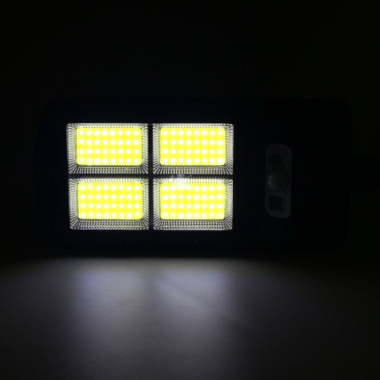 Solar Powered LED COB Street Light PIR Motion Sensor Outdoor Garden Wall Lamp+Remote Control Solar Powered LED COB Street Light PIR Motion Sensor Outdoor Garden Wall Lamp+Remote Control