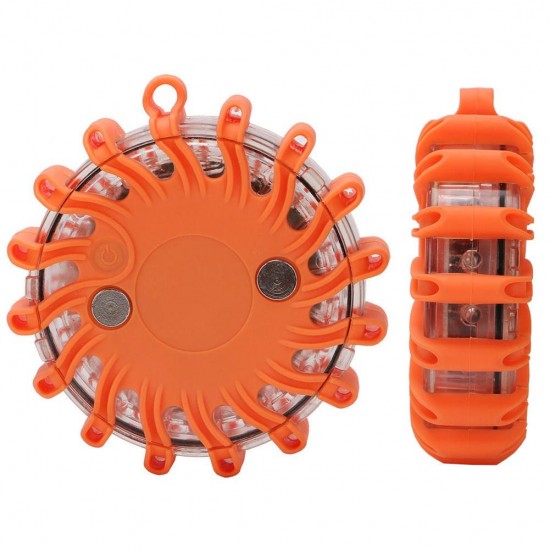 WY8156 16LED Road Flares Flashing Warning Signal Light Roadside Safety Emergency Light for Car Boat Truck WY8156 16LED Road Flares Flashing Warning Signal Light Roadside Safety Emergency Light for Car Boat Truck