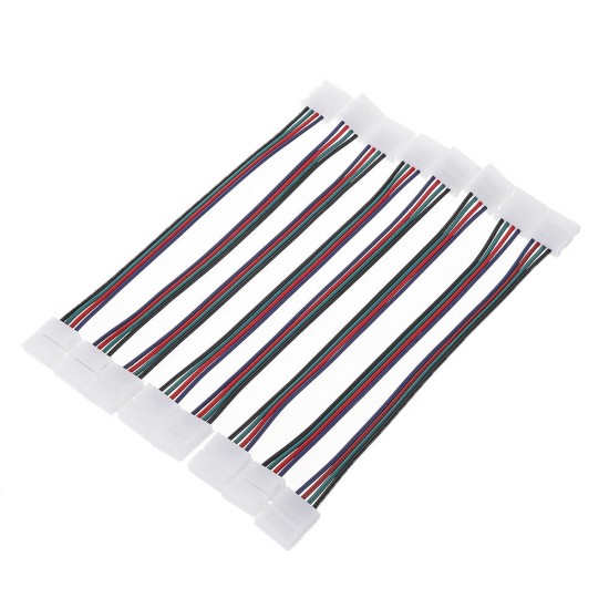 1 Set 5050 4Pin 10MM RGB LED Strip Light Connector Includes More Parts Fixed Clips Screws for DIY 1 Set 5050 4Pin 10MM RGB LED Strip Light Connector Includes More Parts Fixed Clips Screws for DIY