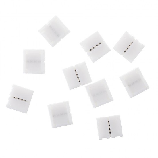 1 Set 5050 4Pin 10MM RGB LED Strip Light Connector Includes More Parts Fixed Clips Screws for DIY 1 Set 5050 4Pin 10MM RGB LED Strip Light Connector Includes More Parts Fixed Clips Screws for DIY