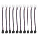 10 PCS 4 Pin 10MM Connector Wire Female Cable For SMD3528/5050 Non-Waterproof RGB LED Strip Light 10 PCS 4 Pin 10MM Connector Wire Female Cable For SMD3528/5050 Non-Waterproof RGB LED Strip Light