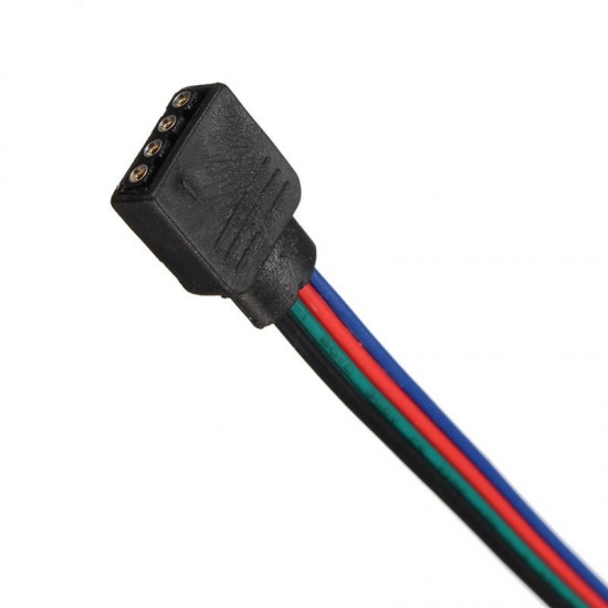 10 PCS 4 Pin 10MM Connector Wire Female Cable For SMD3528/5050 Non-Waterproof RGB LED Strip Light 10 PCS 4 Pin 10MM Connector Wire Female Cable For SMD3528/5050 Non-Waterproof RGB LED Strip Light