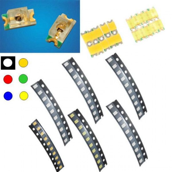 10 pcs 1206 Colorful SMD SMT LED Light Lamp Beads For Strip Lights 10 pcs 1206 Colorful SMD SMT LED Light Lamp Beads For Strip Lights