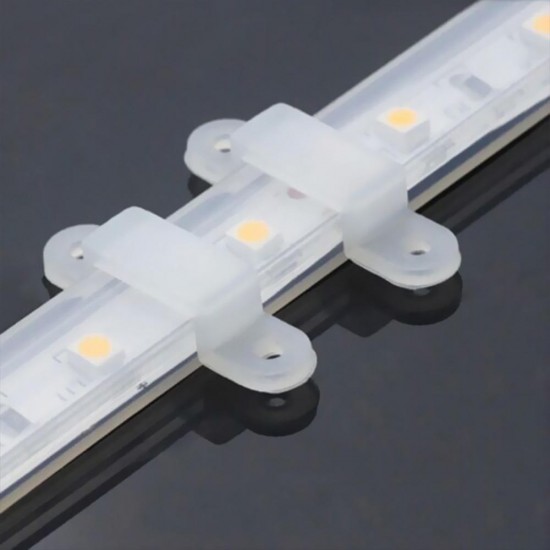 100PCS 14mm Width Mounting Brackets Fixed Silicon Clip for 12MM 3528 5050 LED Strip Light 100PCS 14mm Width Mounting Brackets Fixed Silicon Clip for 12MM 3528 5050 LED Strip Light
