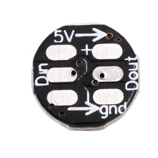 100PCS Mini Board Heat Sink Built-in RGB WS2812B Chip Bead LED Pixel Addressable Module DC5V