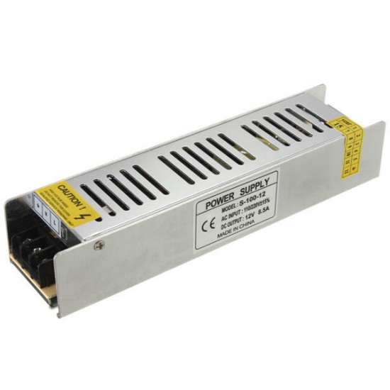 100W Switching Power Supply 85-265V to 12V 8.5A For LED Strip Light