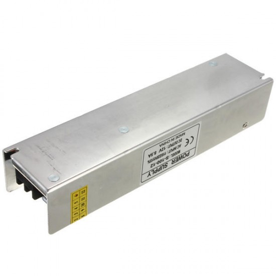 100W Switching Power Supply 85-265V to 12V 8.5A For LED Strip Light