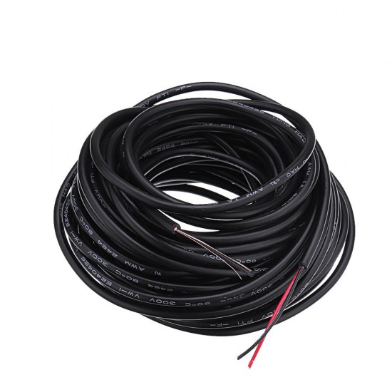 10M 2Pin Waterproof Electrical Wire 24/22/20 AWG Extend PVC LED Strip Extension Cable Power Cord