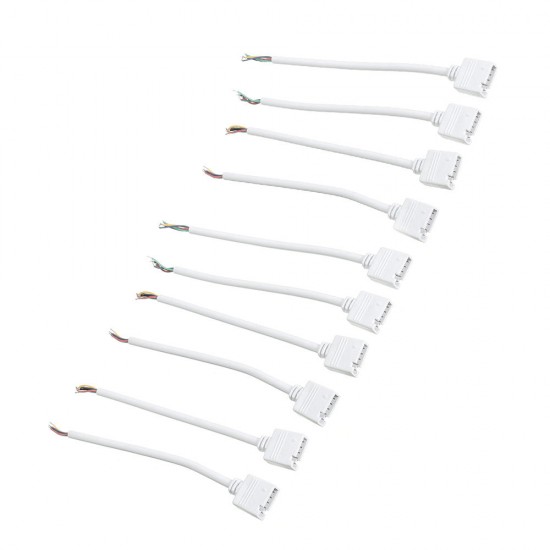 10PCS 15CM 5PIN Male/Female Connector Wire for RGBW Full Color LED Strip Light