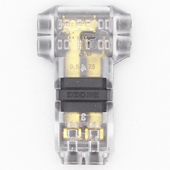 10PCS 2 Pin Transparent T Type Quick Connector No Welding Wire Terminal Block for LED Strip Light 10PCS 2 Pin Transparent T Type Quick Connector No Welding Wire Terminal Block for LED Strip Light