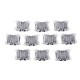 10PCS 3 Pin 10MM IP65 Board to Board LED Tape Connector Terminal for RGB Strip Light