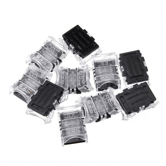 10PCS 3 Pin 10MM IP65 Board to Board LED Tape Connector Terminal for RGB Strip Light