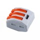 10PCS 3Pin PCT-213 Colorful Mini Fast Wire Connectors Universal Compact Wiring Push-in Terminal Block 10PCS 3Pin PCT-213 Colorful Mini Fast Wire Connectors Universal Compact Wiring Push-in Terminal Block