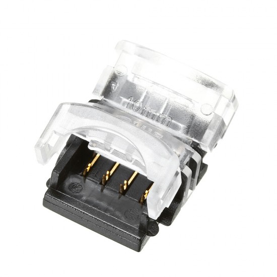 10PCS 4Pin 10MM Board to Board Tape Connector Terminal for Waterproof RGB LED Strip Light 10PCS 4Pin 10MM Board to Board Tape Connector Terminal for Waterproof RGB LED Strip Light
