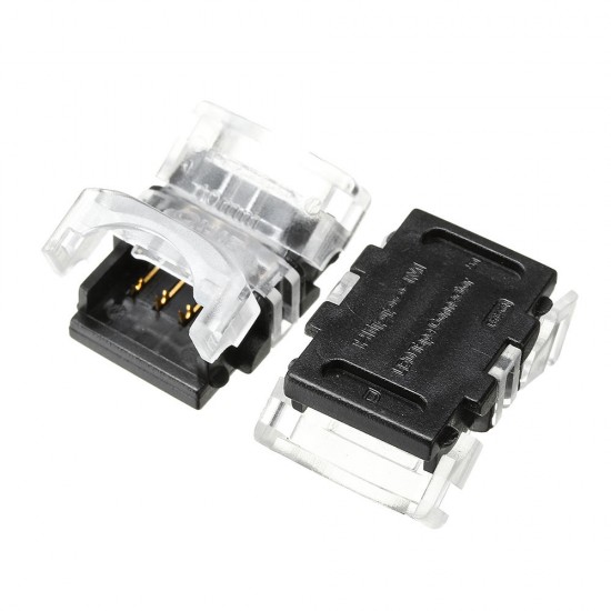 10PCS 4Pin 10MM Board to Board Tape Connector Terminal for Waterproof RGB LED Strip Light 10PCS 4Pin 10MM Board to Board Tape Connector Terminal for Waterproof RGB LED Strip Light