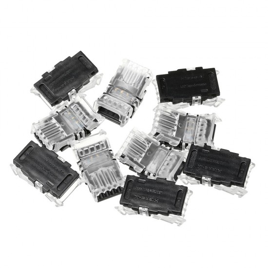 10PCS 4Pin 10mm No Weld Board to Wire Connector Terminal for IP20 RGB LED Strip Light 10PCS 4Pin 10mm No Weld Board to Wire Connector Terminal for IP20 RGB LED Strip Light