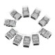 10PCS 4Pin 10mm No Weld Board to Wire Connector Terminal for IP20 RGB LED Strip Light