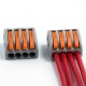 10PCS 4Pin PCT-214 Orange Blue Mini Fast Wire Connectors Universal Compact Wiring Push-in Terminal Block Box Kit 10PCS 4Pin PCT-214 Orange Blue Mini Fast Wire Connectors Universal Compact Wiring Push-in Terminal Block Box Kit