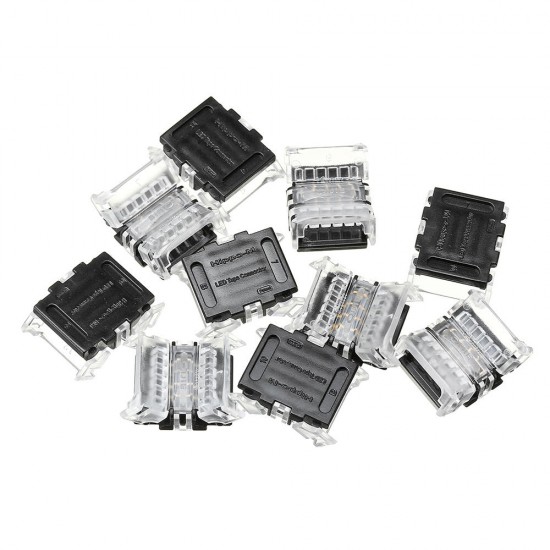 10PCS 5Pin 12MM Board to Board Tape Connector Terminal for No-waterproof RGB LED Strip Light