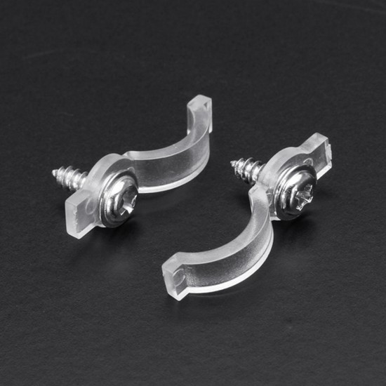 10PCS Fixed Silicon Clip for 8mm Waterproof 3528 3014 5050 LED Strip Light Bracket Clamp with Screws 10PCS Fixed Silicon Clip for 8mm Waterproof 3528 3014 5050 LED Strip Light Bracket Clamp with Screws