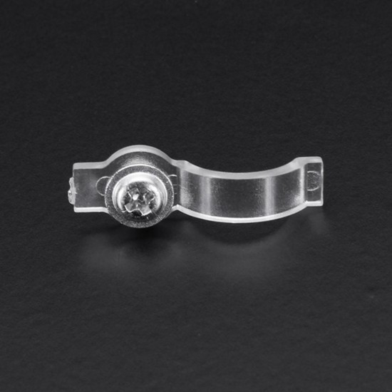 10PCS Fixed Silicon Clip for 8mm Waterproof 3528 3014 5050 LED Strip Light Bracket Clamp with Screws 10PCS Fixed Silicon Clip for 8mm Waterproof 3528 3014 5050 LED Strip Light Bracket Clamp with Screws
