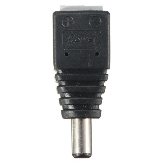 10PCS DC Power Male 5.5*2.1mm Connector Adapter Plug Cable Pressed for LED Strips 12V 10PCS DC Power Male 5.5*2.1mm Connector Adapter Plug Cable Pressed for LED Strips 12V