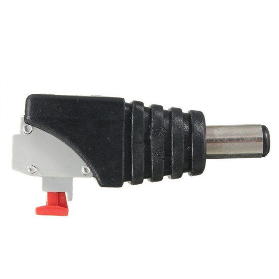 10PCS DC Power Male 5.5*2.1mm Connector Adapter Plug Cable Pressed for LED Strips 12V 10PCS DC Power Male 5.5*2.1mm Connector Adapter Plug Cable Pressed for LED Strips 12V