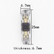 10PCS Transparent I Type Quick Splice Single Wire Connector Terminal for LED Strip Light