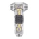 10PCS Transparent T Type Single Wire Cable Connector Terminal Crimp Lock Quick 10PCS Transparent T Type Single Wire Cable Connector Terminal Crimp Lock Quick