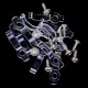 10PCS Waterproof 10MM Width Mounting Brackets Fixing Clip With Screws for 3528 5050 5630 LED Strip Light
