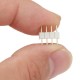 10X White 4pin Male Connector For RGB 5050/3528 LED Strip Light Connect