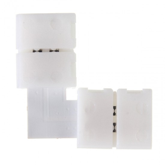 10mm +/T/L Shape 2 Pin 5050 PCB LED Strip Corner Connector for Single Color Lighting