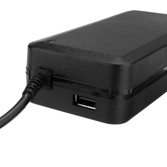 120W Adjustable Power Adapter Universal Charger US Plug with 14pcs Swappable Connectors
